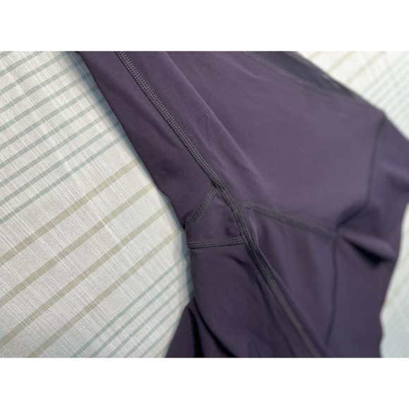Lululemon Cropped Mesh Side Leggings Women’s Size 4 Athletic Training Gym - Picture 9 of 10